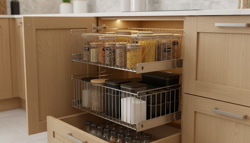 žičane korpe za kuhinjske elemente žičane korpe za kuhinjske elemente